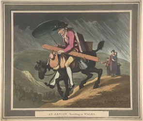 An Artist Travelling in Wales